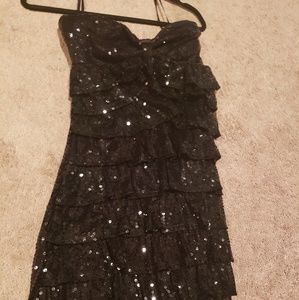 Sequence black dress